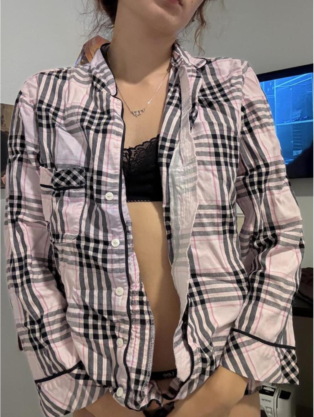 Victoria's Secret Women's Pink and Multi Pajama